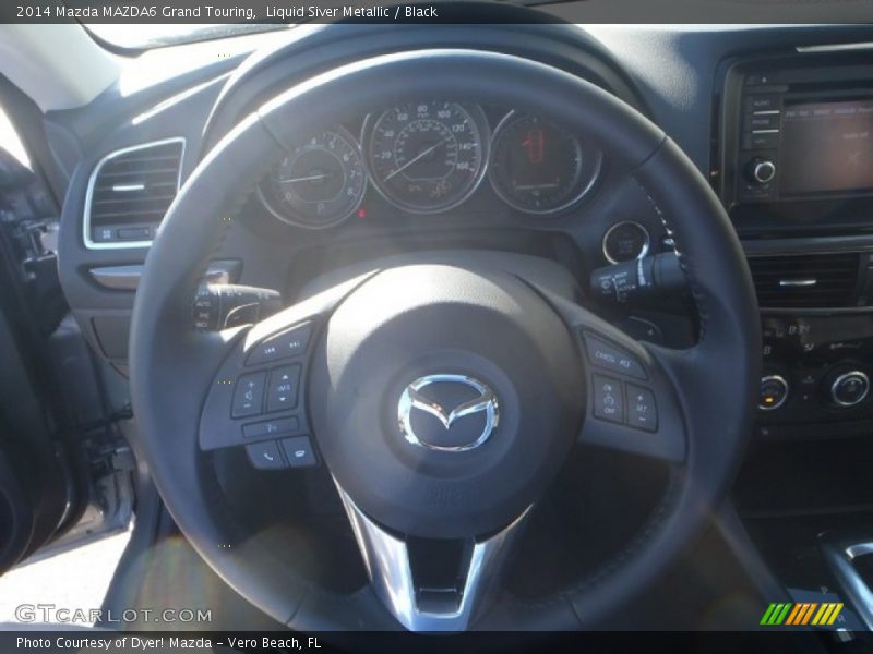 Liquid Siver Metallic / Black 2014 Mazda MAZDA6 Grand Touring