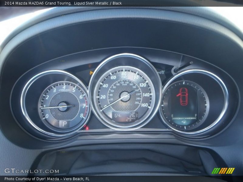 Liquid Siver Metallic / Black 2014 Mazda MAZDA6 Grand Touring