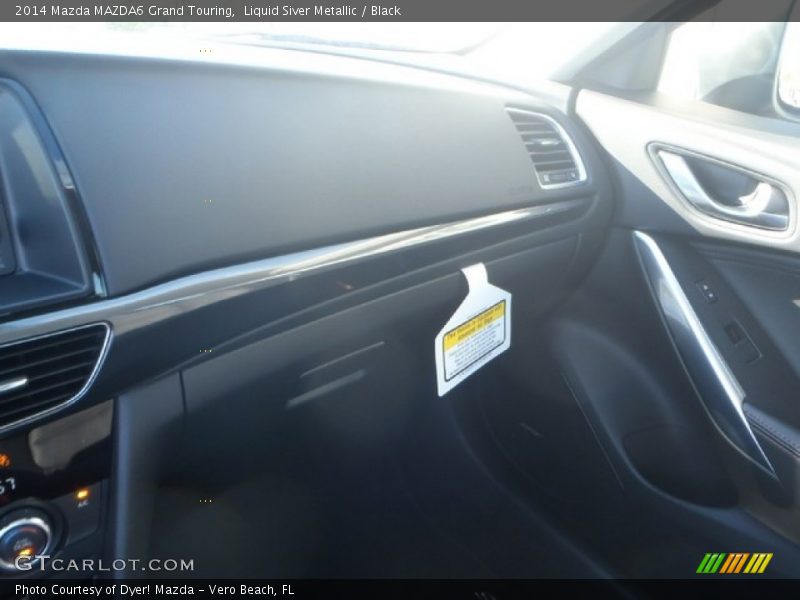 Liquid Siver Metallic / Black 2014 Mazda MAZDA6 Grand Touring