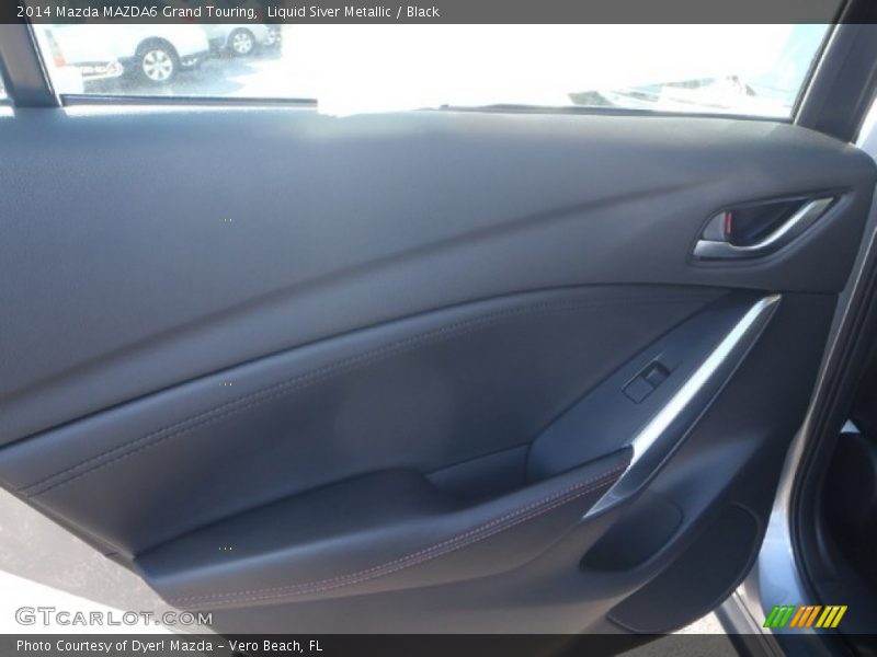 Liquid Siver Metallic / Black 2014 Mazda MAZDA6 Grand Touring