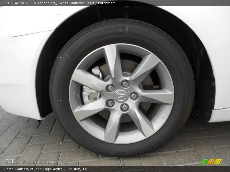 White Diamond Pearl / Parchment 2010 Acura TL 3.5 Technology
