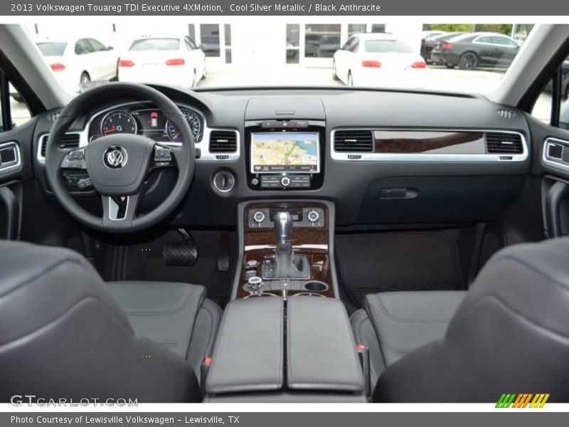 Cool Silver Metallic / Black Anthracite 2013 Volkswagen Touareg TDI Executive 4XMotion