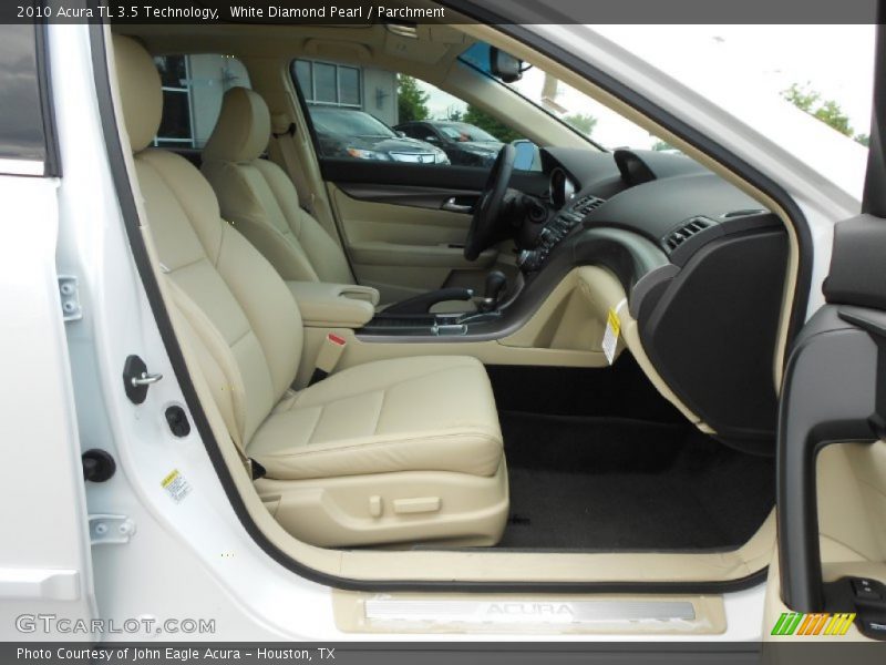 White Diamond Pearl / Parchment 2010 Acura TL 3.5 Technology
