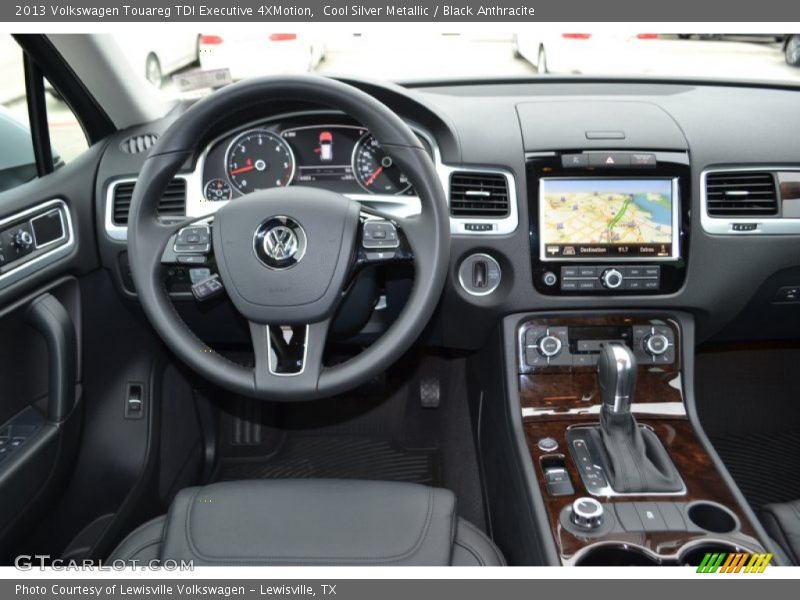 Cool Silver Metallic / Black Anthracite 2013 Volkswagen Touareg TDI Executive 4XMotion