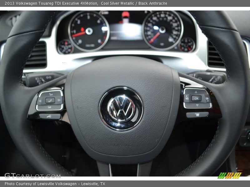 Cool Silver Metallic / Black Anthracite 2013 Volkswagen Touareg TDI Executive 4XMotion