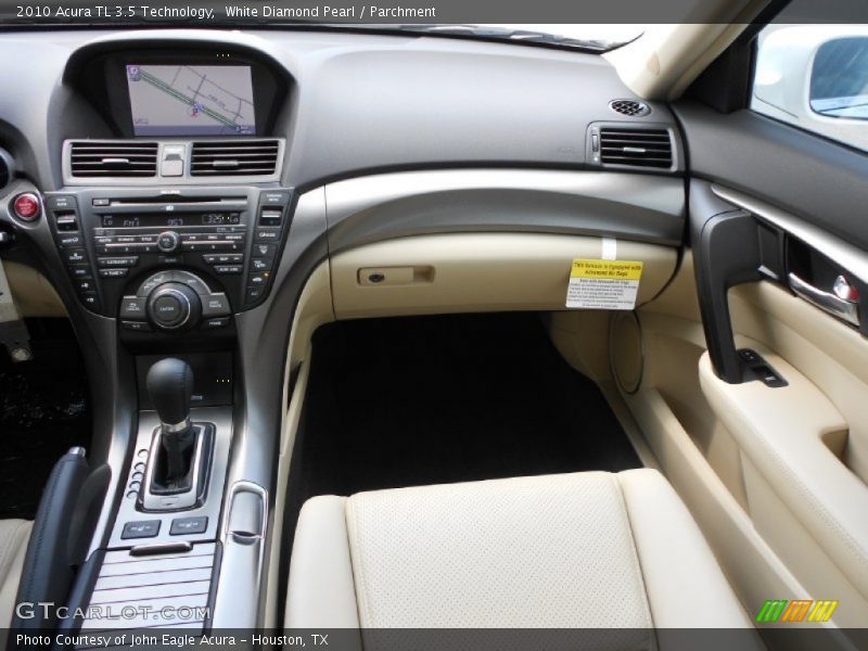 White Diamond Pearl / Parchment 2010 Acura TL 3.5 Technology