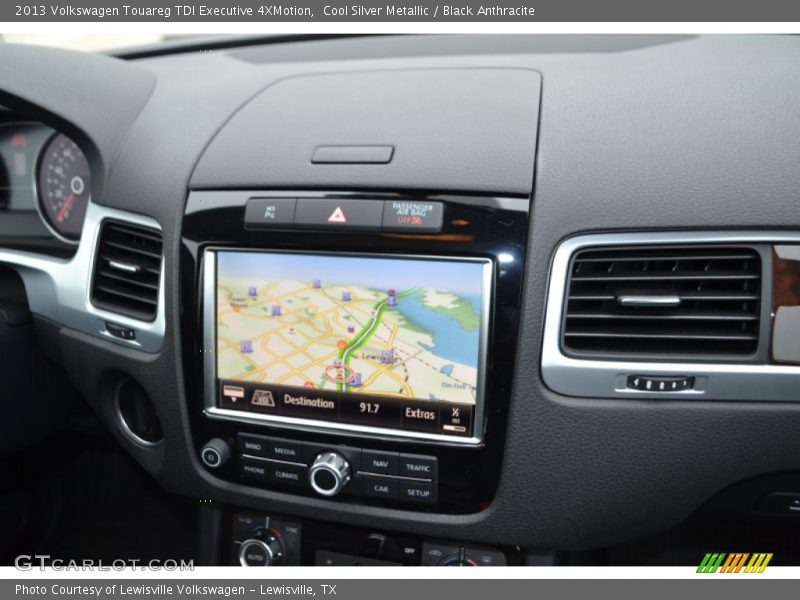 Cool Silver Metallic / Black Anthracite 2013 Volkswagen Touareg TDI Executive 4XMotion