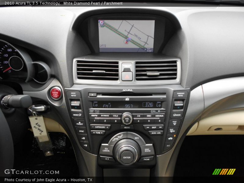 White Diamond Pearl / Parchment 2010 Acura TL 3.5 Technology