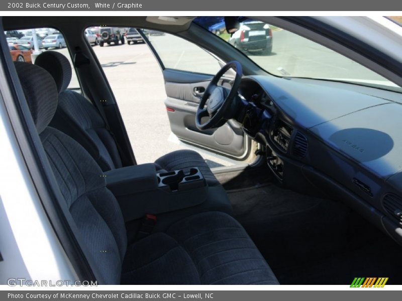 White / Graphite 2002 Buick Century Custom