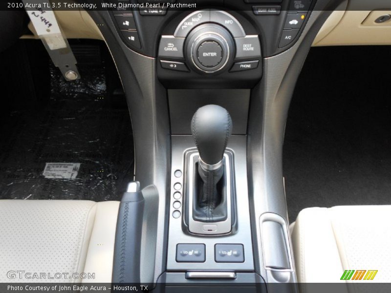 White Diamond Pearl / Parchment 2010 Acura TL 3.5 Technology