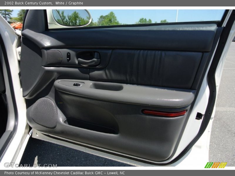 White / Graphite 2002 Buick Century Custom