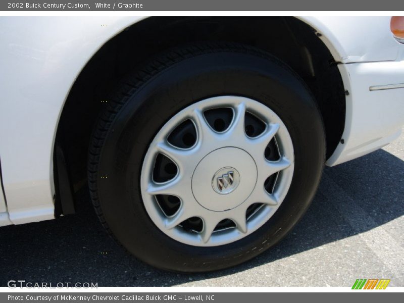 White / Graphite 2002 Buick Century Custom