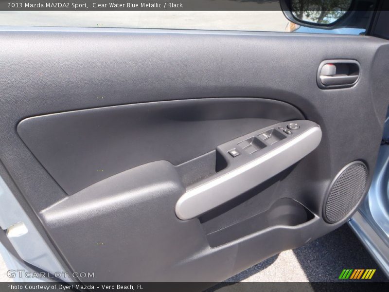 Clear Water Blue Metallic / Black 2013 Mazda MAZDA2 Sport