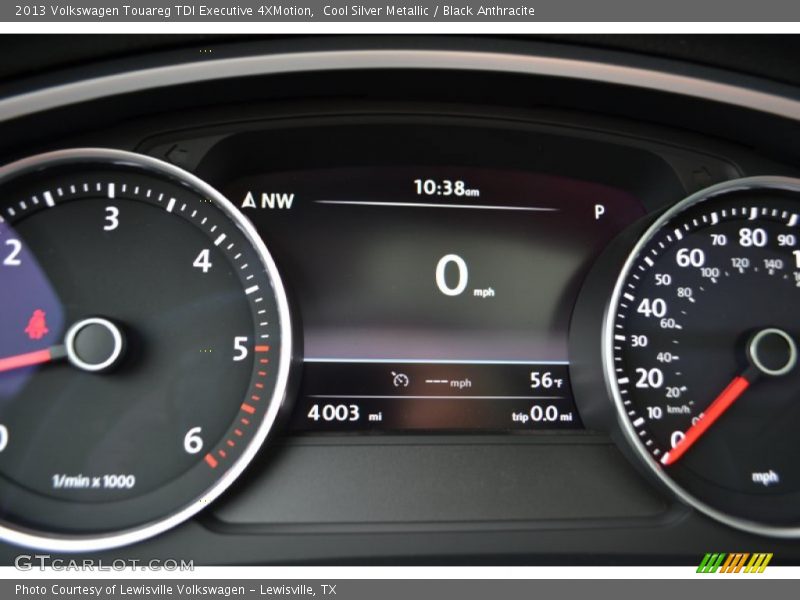 Cool Silver Metallic / Black Anthracite 2013 Volkswagen Touareg TDI Executive 4XMotion