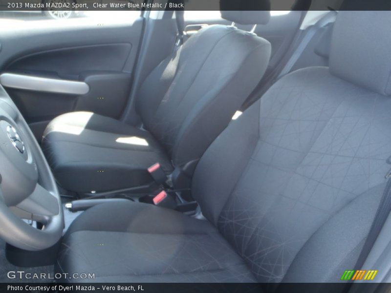 Clear Water Blue Metallic / Black 2013 Mazda MAZDA2 Sport