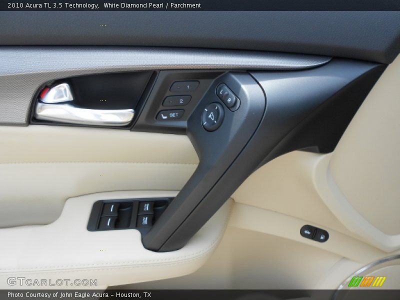 White Diamond Pearl / Parchment 2010 Acura TL 3.5 Technology