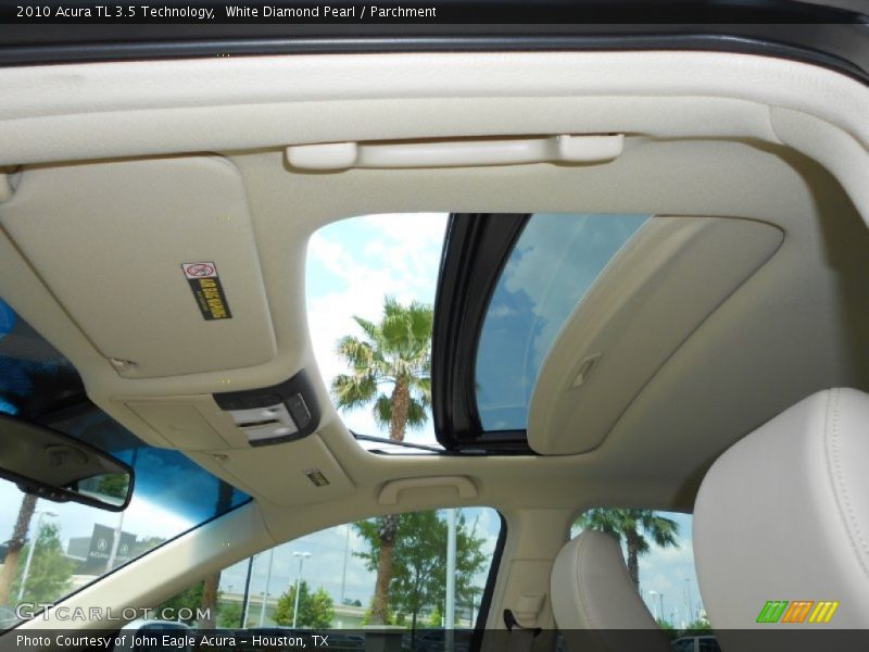 White Diamond Pearl / Parchment 2010 Acura TL 3.5 Technology