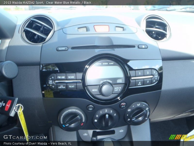 Clear Water Blue Metallic / Black 2013 Mazda MAZDA2 Sport