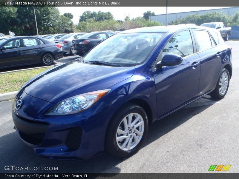 Indigo Lights Mica / Black 2013 Mazda MAZDA3 i Touring 5 Door