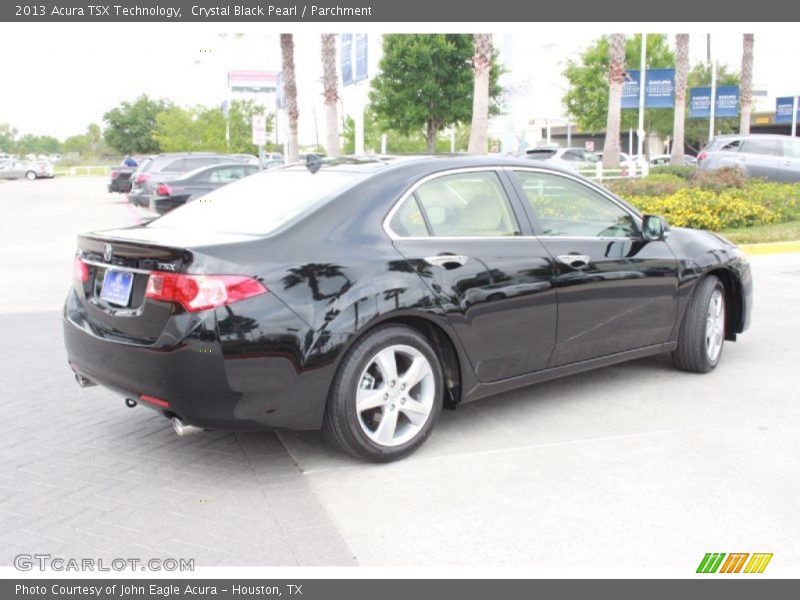 Crystal Black Pearl / Parchment 2013 Acura TSX Technology