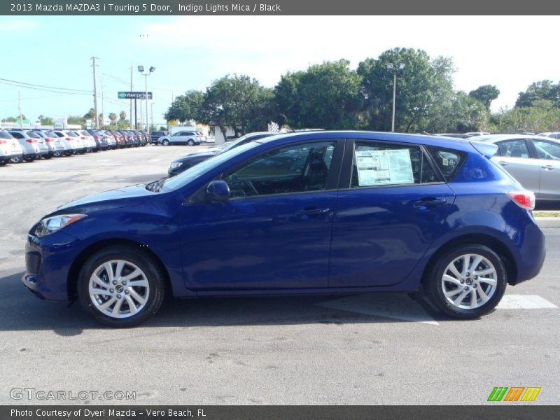 Indigo Lights Mica / Black 2013 Mazda MAZDA3 i Touring 5 Door