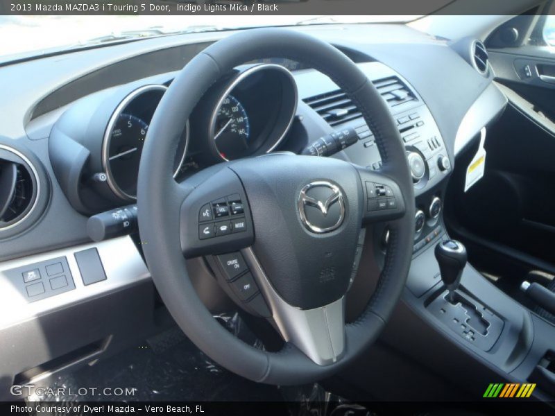 Indigo Lights Mica / Black 2013 Mazda MAZDA3 i Touring 5 Door