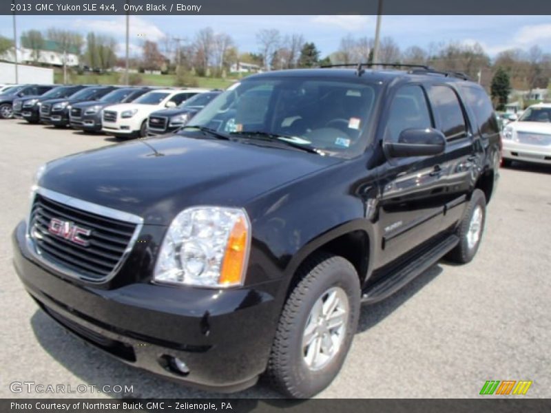 Onyx Black / Ebony 2013 GMC Yukon SLE 4x4