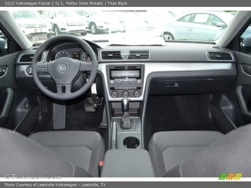 Reflex Silver Metallic / Titan Black 2013 Volkswagen Passat 2.5L S
