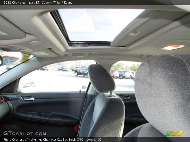 Summit White / Ebony 2012 Chevrolet Impala LT