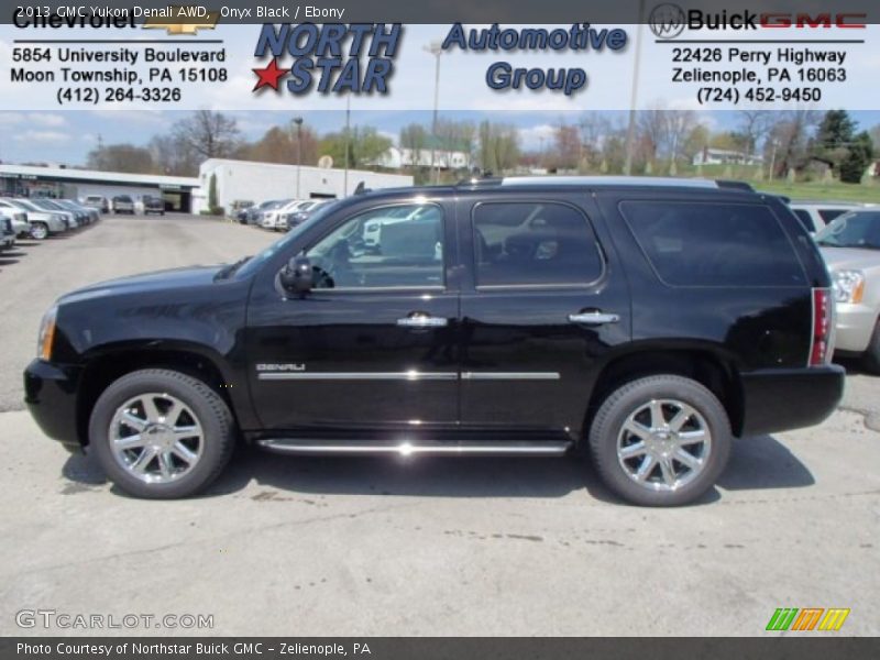 Onyx Black / Ebony 2013 GMC Yukon Denali AWD