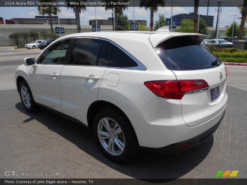 White Diamond Pearl / Parchment 2014 Acura RDX Technology AWD