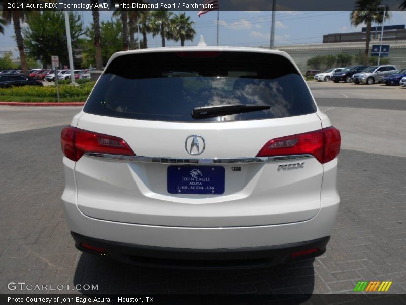 White Diamond Pearl / Parchment 2014 Acura RDX Technology AWD