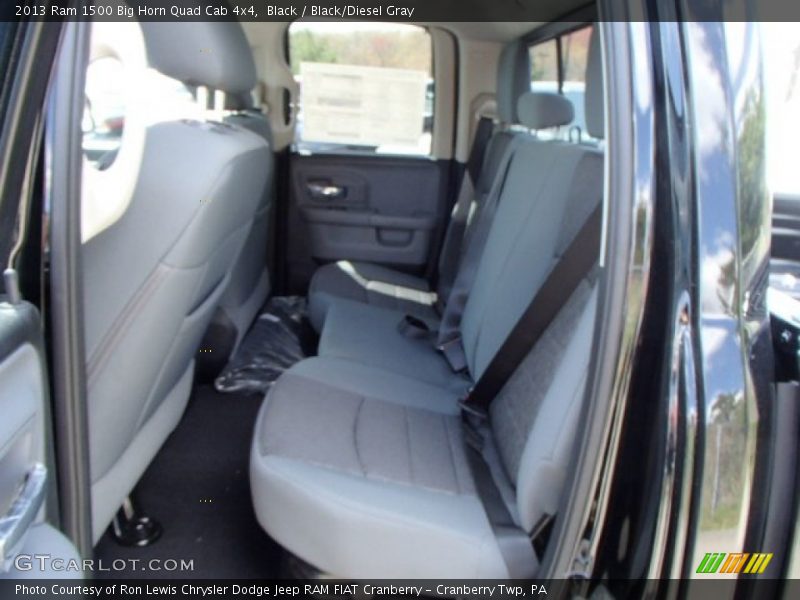 Black / Black/Diesel Gray 2013 Ram 1500 Big Horn Quad Cab 4x4