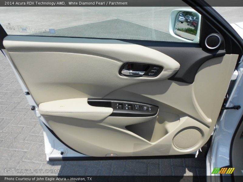 White Diamond Pearl / Parchment 2014 Acura RDX Technology AWD