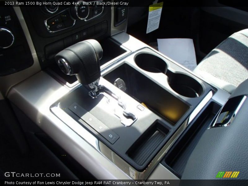 Black / Black/Diesel Gray 2013 Ram 1500 Big Horn Quad Cab 4x4
