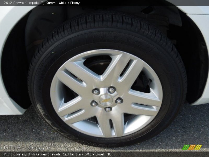 Summit White / Ebony 2012 Chevrolet Impala LT