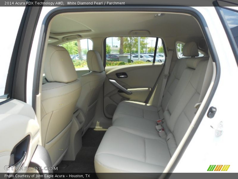 White Diamond Pearl / Parchment 2014 Acura RDX Technology AWD