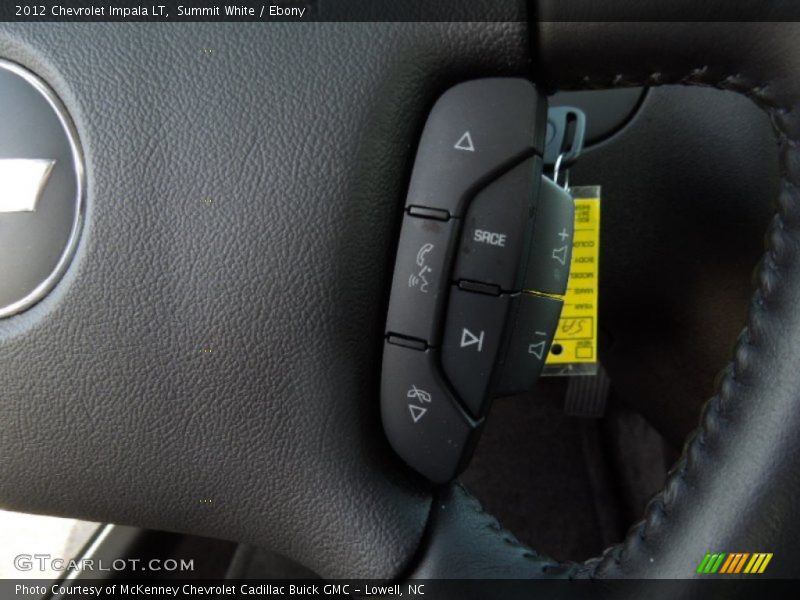 Summit White / Ebony 2012 Chevrolet Impala LT