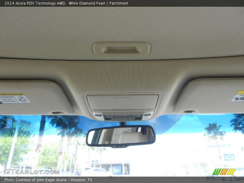 White Diamond Pearl / Parchment 2014 Acura RDX Technology AWD