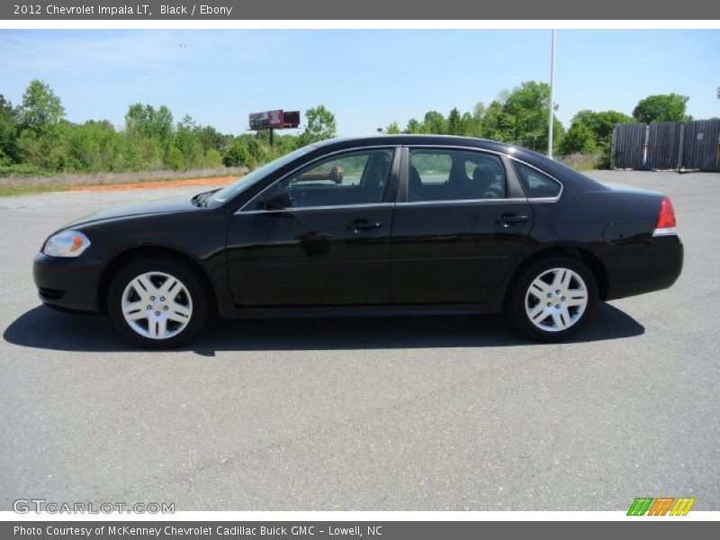 Black / Ebony 2012 Chevrolet Impala LT