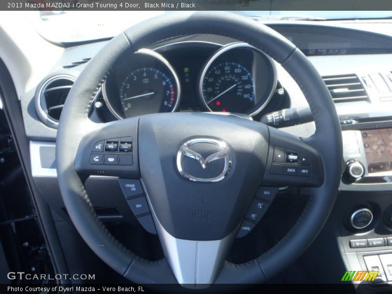 Black Mica / Black 2013 Mazda MAZDA3 i Grand Touring 4 Door