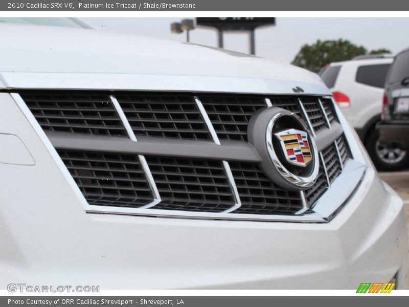 Platinum Ice Tricoat / Shale/Brownstone 2010 Cadillac SRX V6