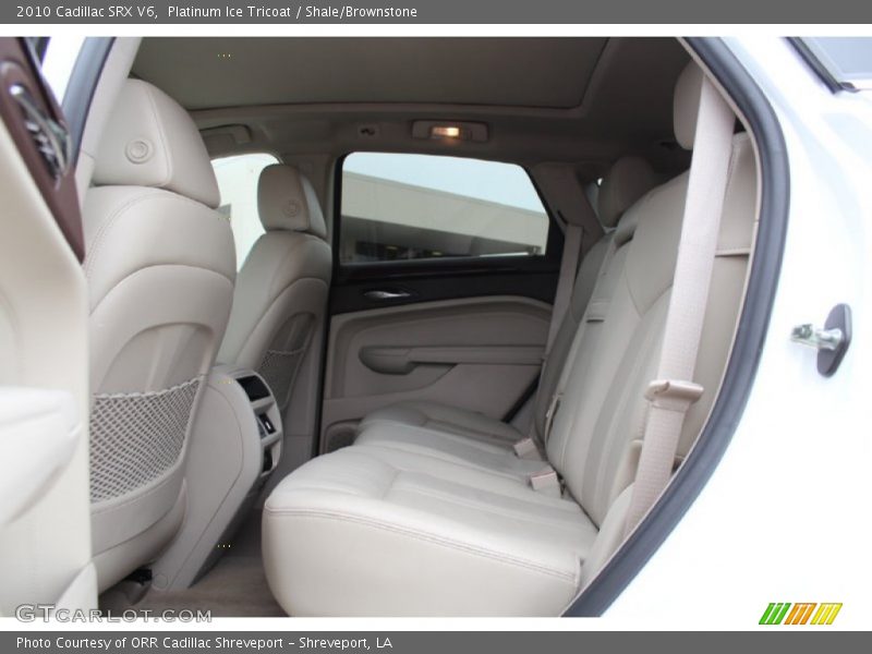 Platinum Ice Tricoat / Shale/Brownstone 2010 Cadillac SRX V6