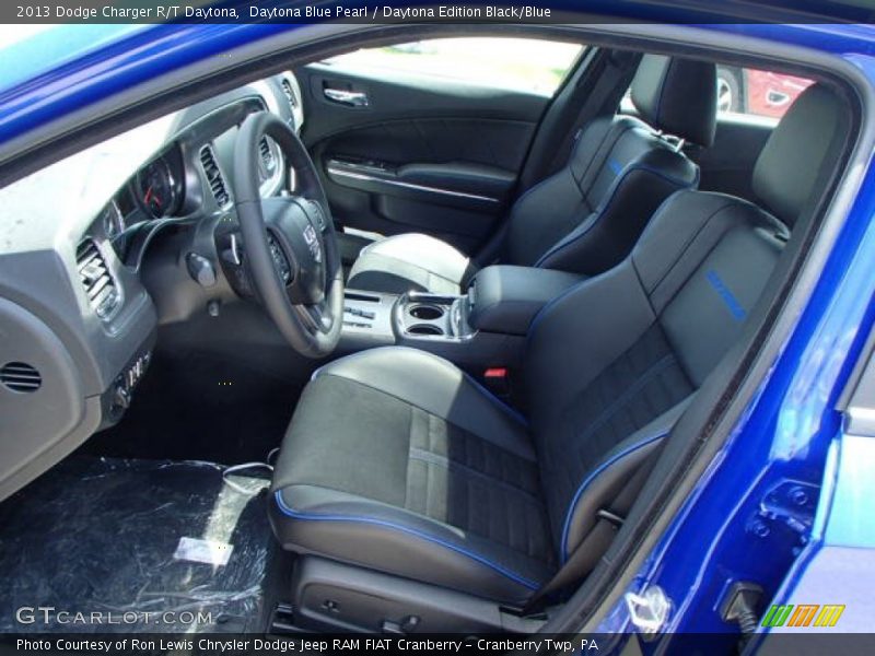  2013 Charger R/T Daytona Daytona Edition Black/Blue Interior