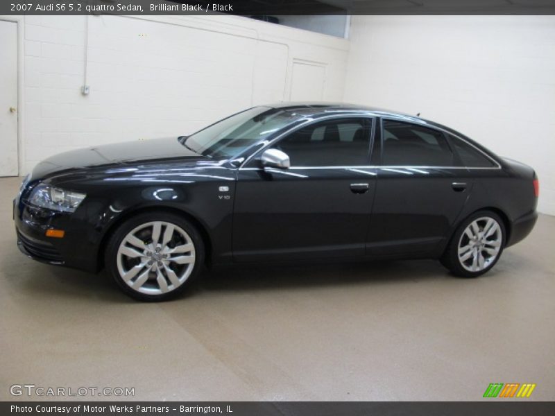 Brilliant Black / Black 2007 Audi S6 5.2 quattro Sedan