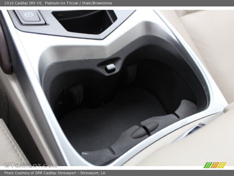 Platinum Ice Tricoat / Shale/Brownstone 2010 Cadillac SRX V6