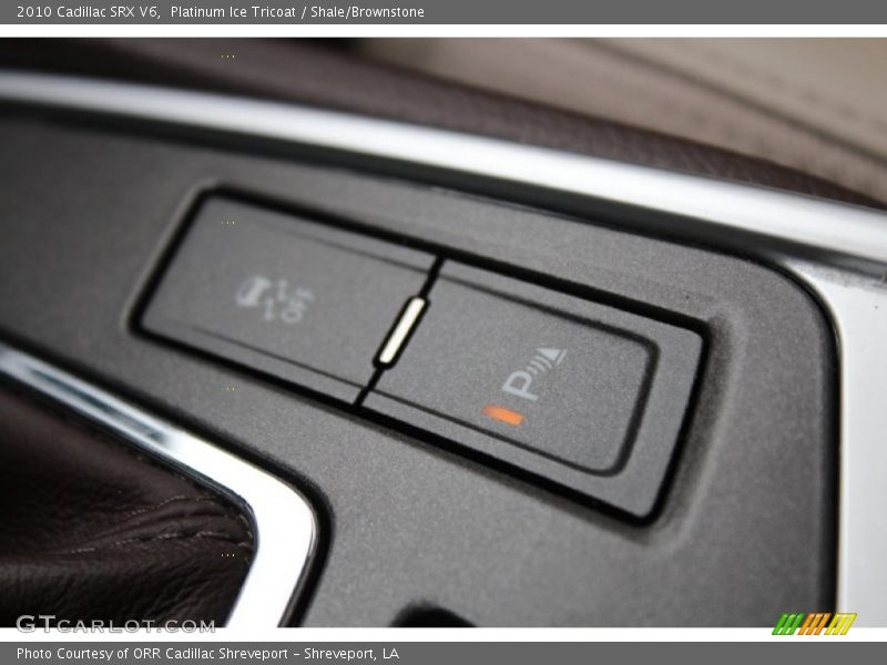 Platinum Ice Tricoat / Shale/Brownstone 2010 Cadillac SRX V6