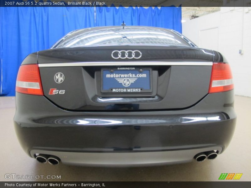 Brilliant Black / Black 2007 Audi S6 5.2 quattro Sedan