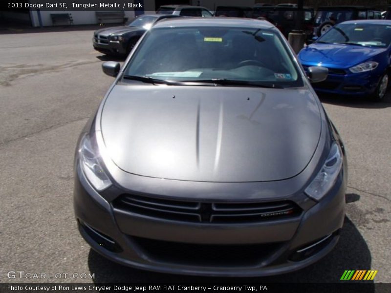 Tungsten Metallic / Black 2013 Dodge Dart SE