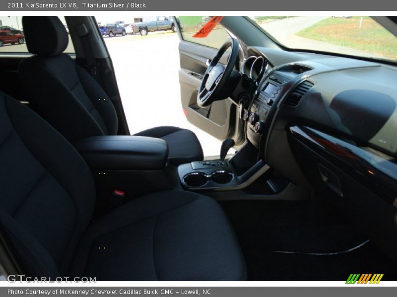 Titanium Silver / Black 2011 Kia Sorento LX V6